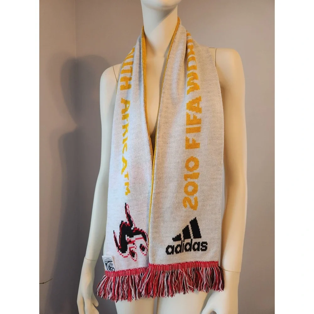Adidas 2010 WORLD CUP SOUTH AFRICA Fifa TEAM SOCCER FUTBOL FAN KNIT Fringe SCARF